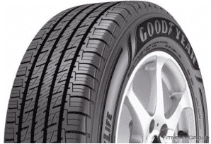 Image of the Goodyear Assurance MaxLife all-season tire.