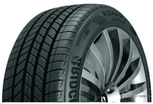 Image of the Bridgestone Turanza QuietTrack all-season tire.