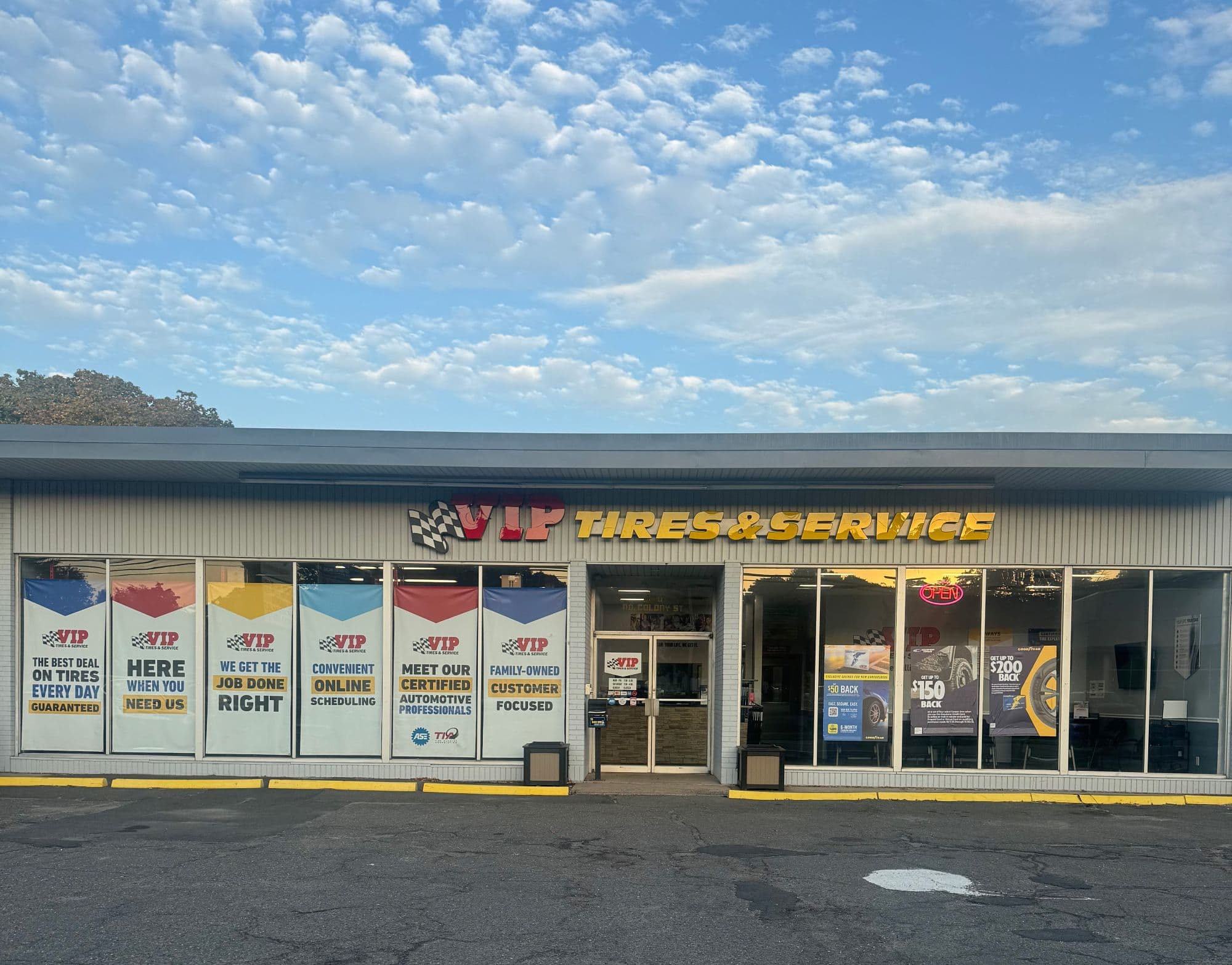 VIP Tires & Service will celebrate their Wallingford, Connecticut location on Tuesday, October 21 at 11 a.m.